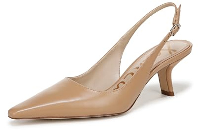 Sam Edelman Women's Bianka Sling Pump French Sand Leather 8.5 M