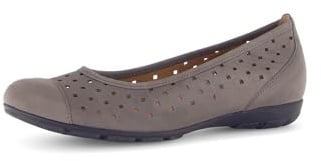 Gabor Damen Klassische Ballerinas, Frauen Flats,sportlich,Ballerinen,Halbschuhe,Sommerschuhe,Slipper,Ballerina-Schuhe,Wallaby,40 EU / 6.5 UK