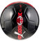 A.C. Milan - Prematch-Ball, Fußball- und Trainingsball, offizielles Produkt, Standardgröße 5, schwarz