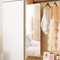 Miroir pleine longueur pour porte de placard - Miroir coulissant et rotatif - Décoration d'intérieur - Or rose - 110 x 35 cm