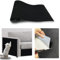 JSUDQR Alfombra Rascador para Gatos Adhesivo 40x200cm Negro Rascador para Gatos Sofa para sofás, Muebles y alfombras