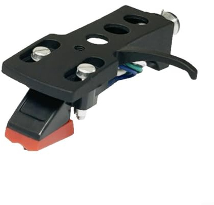 URPIZY Magnetischer MM Tonabnehmer-System Mit Nadelhalter Set Für Plattenspieler - Kompatibel Mit S-förmigen Tonarmen - Einstellbare Auflagekraft 1.5-2g
