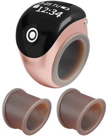 Pruojhw Compteur De Doigts, Anneau Gadget Connecté À L Application Pour Comptage En Temps Réel, Bague Compteur De Doigts Avec Cliqueur, Pour Intérieur Extérieur Marche Quotidienne Golf Mathématiques