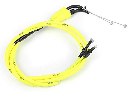 GXJ001 Motorcycle Throttle Cable Clutch Cable for Yamaha MT-07 2014-2017 Yellow