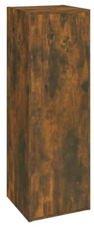 Yisssmeng TV-Schrank Räuchereiche Hängeschrank 30,5x30x90 cm Holzwerkstoff Modernes Design mit klaren Linien und hoher Stabilität für Wohnzimmer Schlafzimmer Flur