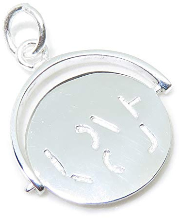 I Love You Spinner Sterling Silber Charm-Anhänger .925 x 1 Spinners