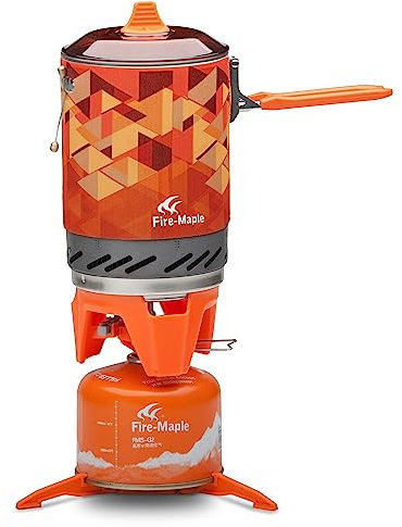 Feu-Érable est Compact, x Star, X2, 1 Litre- brûleur à gaz - Orange