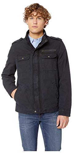 Levi's Veste Militaire Deux Poches en Coton Délavé Veste légère en coton Homme (lot de 1)