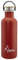 Laken Bot. ac. inox Basic 1L,tapón acero/bambú - Rojo
