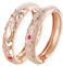 UJOY Damen Metalllegierung Emaille Armreif für Frauen, Wynameleri handgefertigtes Blumenarmband für Damen, 2 Stück Knöchelarmbänder für Mädchen, Geburtsstein Armbänder für Frauen billig