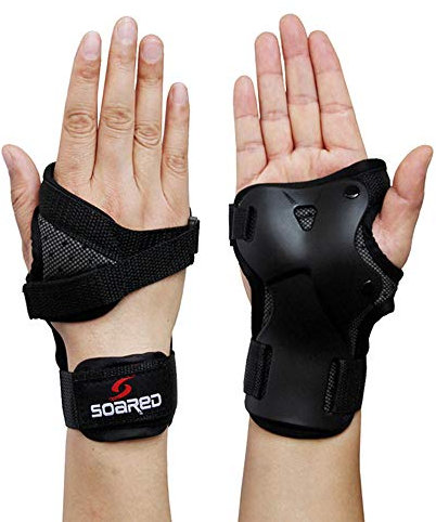 Handgelenkschutz Schutzausrüstung Handgelenkbandage Impact Sport Handgelenkstütze für Skaten Skateboard Snowboard Skifahren Motocross (L)