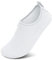 Racqua Men Women Water Shoes Barefoot Beach Swim Shoes Quick Dry Aqua Yoga Socks for Pool Travel Kayaking River White 4-5 UK 36/37EU