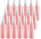 TIANZD 24 Pieces Empty 100 ml Pink PET Plastic Fine Mist Pump Spray Bottles with White Top Portable Sprayer for Perfume Water Cosmetic Travel Containers Refillable, 2x Funnel