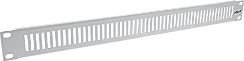 InLine® 19 Blindplatte perforiert, 1HE, RAL 7035 grau