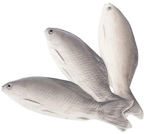 3Pcs Artificial Fake Fish Looking Real Fish Sea Model for Kids Toy Food Display Food Photography Prop Kitchen Decoration