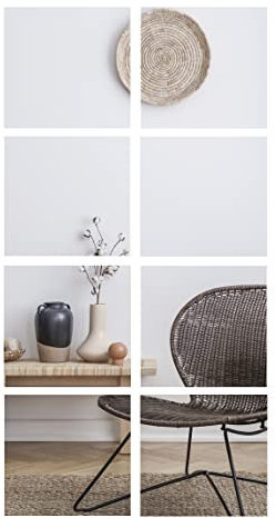 BD ART Spiegel zum Kleben 8 Stück 30 x 30 cm - Dekorative Wandspiegel zum Aufkleben - Klebespiegel für die Wand Ganzkörper - Spiegelfliesen Selbstklebend - Spiegelwand Ohne Bohren für Tür & Schrank