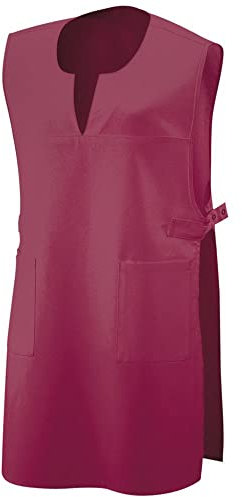 EXNER Überwurf-Kittel, Überwurf-Schürze, Chasuble ohne Arm, mit V-Auschnitt, Farbe bordeaux, Größe II