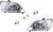 Johns, passend für Ford Focus Scheinwerf.Set C-Max li re + Leuchtmit. Set links, rechts