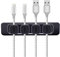 OYE Cable Clips Organizer Magnetic Cable Management Clips Cord Organizer Self Adhesive Sticky for All Wires, Desk Wall Desktop Cord Office Home USB Cable Power Wire Mouse Cable, Black