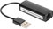 Ethernet Network Adapter, RJ45 Wired LAN Adapter, Wired Network Card USB to 10/100 Mbps Network Adapter for Laptop, for Switch for Wii for Windows for iOS