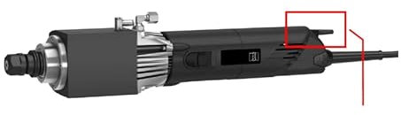 Fräsmotor AMB 1050 FME-W DI / 1050 W/Werkzeugwechsler, Portalanbindung