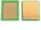 HpLive Lot de 2 filtres à air pour tondeuse à gazon FX-RM 4639 5196 eS/PRO 1855 FX-RM 5.5 5.0 Pièces de rechange 115 x 100 x 23 mm
