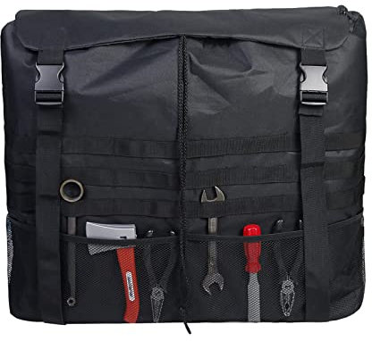 Lyirfan Sac poubelle pour pneu de secours, sac de rangement robuste pour pneus de secours, sac de grande capacité pour Jeep, camion, SUV ou voiture tout-terrain – Équipement de récupération extérieur