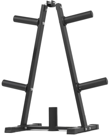 PhysKcal H1 Hantelscheiben Aufbewahrung, Rack für Stoßstangenplatten, Standardscheiben