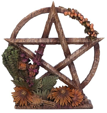 Nemesis Now Season of The Pentagramm Figur, Kunstharz, Gold (Sommer), 16,5 cm