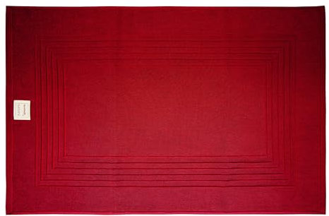 Dyckhoff Frottierserie 'Nature' Badvorleger 50 x 80 cm Amarena - Rot