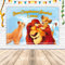 Poster in Carta cm L140 x H100 personalizzato tema RE LEONE LION KING SIMBA