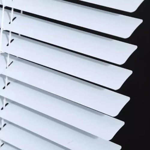 Venetian Blinds White,Aluminium Venetian Blinds 50cm 60cm 80cm 90cm 100cm 110cm 115cm 120cm Wide,Horizontal Blinds for Windows,Blackout Shutters 25mm Slats,Easy Fit Curtains,W×H-70×110cm(28*43in)