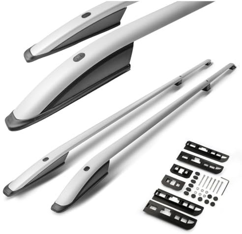 CHROMEMASTER | Dachreling Dachträger Kompatibel mit Renault Trafic L2 Grand LANG 2014+; Zur Befestigung der Dachgepäckträger, Dachkörben, Dachboxen oder Dachfahrradträger | Konstruktion aus Aluminium