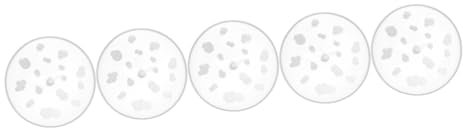 Garneck 5pcs Microwave Popcorn Popper Lid Collapsible Bowl Cover Microwave Splatter Guard Plastic Popcorn Maker Lid