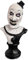 Scary Evil Clown Bust Statue Art The Clown Figure Terrifier Statue Horror Movie Action Figures Killer Clown Bust Sculpture Terrifier Merch Collectible Home Office Garden Decor Halloween Ornaments
