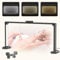 HomdMarket 85cm Halbmondlampe Faltbar Nail Desk Lamp 40W LED Nageltischlampe Dimmbar 3000K-6000K Quadratisch Kosmetik Lampe mit Telefonhalter für Nail Tech, Wimpernverlängerung, Tattoo, Augenbrauen