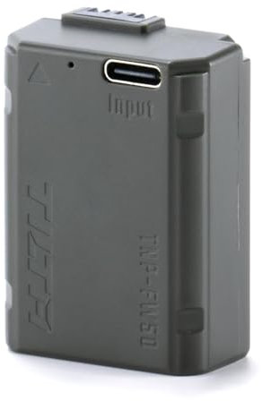 Tilta NP-FW50 Akku 980 mAh Ersatzakku mit USB-C-Anschluss Kompatibel mit Sony A7 II, A7, A7R II, A7S II, ZV-E10, RX10 IV, A6500 TNP-FW50-GN