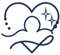 Tattwo.me – Temporäre Tattoos für Erwachsene und Kinder, hält 2 Wochen, wasserfest – Sternzeichen Waage in einem Herzen – Pflanzliche Tinte – EU-Kosmetik-Zertifikat – (P1059)