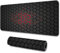 XSDSLS Gaming Mouse Mat, Large Mouse Pad 600x300 XL mousepad Anti-Fray Stitched Edges, Non-Slip Rubber Base,Keyboard Desk Pad, Improved Precision and Speed, Black (Red version)