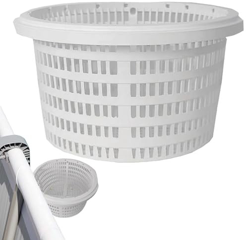 Spa Certikin Skimmer Basket - Pool Basket plstic Pool Filter Basket | Effective Cleaning Filter Basket | Leaves Removal Pool Filter Basket | Portable Pool & Spa Replacement Parts Skimmers With Handle