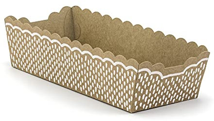 Party Deco Bandejas de Kraft (Pack de 6)