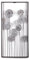 DESIGN DELIGHTS EINZIGARTIGE WANDDEKO Pure Flowers | Metall, 62 cm, Silber/braun | Wanddekoration Blumen
