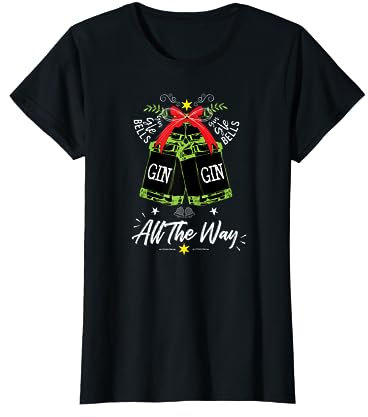 Lustiger Weihnachtsparty Gin-Gle Bells zu Christmas trinken