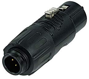 REAN 3-Pol XLR auf Mini-XLR stabiler Audio Adapter vergoldete Kontakte by Neutrik - RA3FT-B