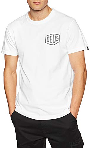 Deus Ex Machina Biarritz - Camiseta de manga corta, color blanco