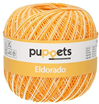 Puppets Eldorado Multicolor 4578012-00018 Farbe: 18, Stärke: 12, Aufmachung: 100g, Lauflänge: 570m, Häkelgarne