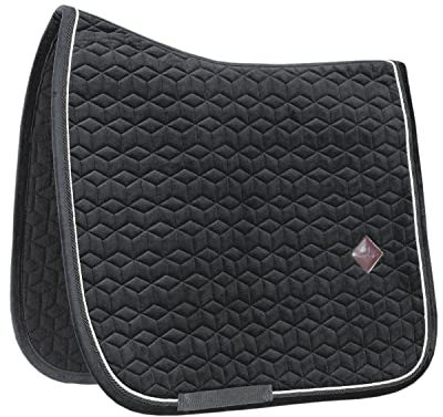Kentucky Satteldecke Basic Velvet - Schwarz - Satteldecke Dressur