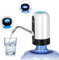 Distributeur d'eau, USB chargeant la Pompe à Eau Potable électrique Portable Commutateur de Bouteille d'eau pour Bouteille Universelle de 5 gallons (Blanc)