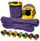 EdcX 3 mm Nylon Paracord 425 (15, 30, 50 and 100m) – 3 mm Type II, 100% Nylon Rope, 3 Strand Rope, 3 mm Nylon Rope in Many Colors (Purple, 50 m)