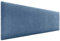 DHOME Cabecero de Polipiel o Tela AQUALINE Liso cabeceros Cabezal tapizado Cama Lujo (Tela Azul, 135cm (Camas 120/135/140))
